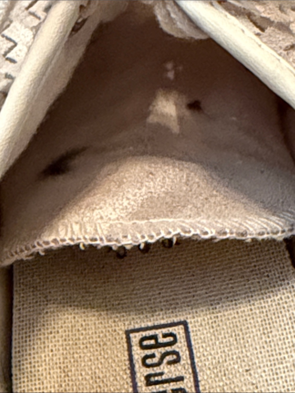 Converse unisex Woven Lace-Up Sneakers in Beige and Cream - Picture 9 of 11
